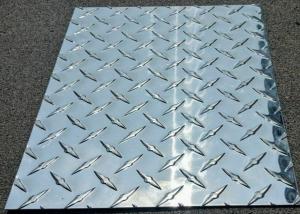 China 24 X 24  12x24  Polished Aluminum Diamond Plate Panels 3003-H22 6061-T6 on sale