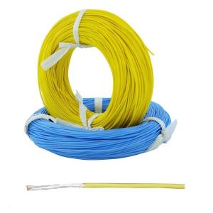Yellow Color PTFE Insulated Wires 8 12 18 20 26 28 30 Awg PTFE Wire