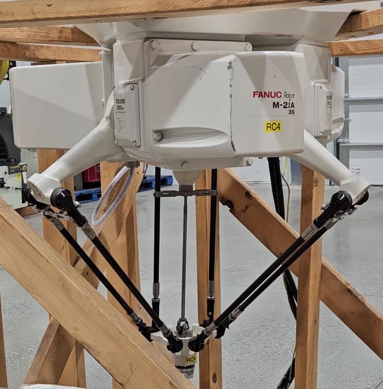 Cheap High Speed FANUC M-2iA/3SL Picking Packing Handling 4 Axis Delta Robot Arm for Electronics Assembly for sale