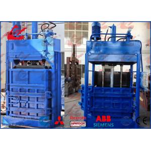 Scrap Tire Baler Hydraulic Baling Machine , Vertical Baling Press Machine