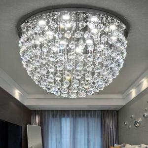 Crystal front room ceiling lights Fixtures for Sitting room Bedroom Ceiling Lamp