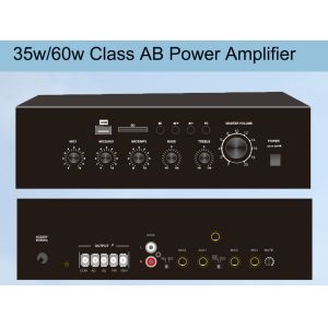 35W FM/Bluetooth/MP3 Class AB Table-top Small Amplifier 3 MIC Two-channel