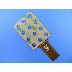 China Single Layer Flexible Printed Circuit Board With 3M Tape and Immersion Gold for Keypads on sale China Single Layer Flexible Printed Circuit Board With 3M Tape and Immersion Gold for Keypads on sale