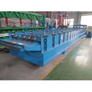0.3-0.8mm Thickness Metal Roofing Roll Forming Machine 8-15m/min Forming Speed