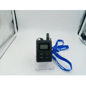 E8 Ear Hanging Portable Tour Guide System Transmitter & Receiver For Tourist Reception