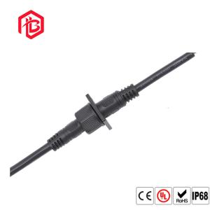 Flange Socket M15 3PIN 4PIN Panel Mounting Connector To Wire Connector