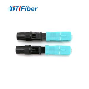 China FTTH Multimode SC OM3 OM4 Fiber Optic Fast Connector on sale