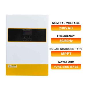 48V 6.2kw Hybrid Solar Inverter Pure Sine Wave Off Grid Single Phase MPPT