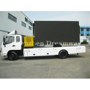 China P10 Mobile Led Truck Advertising Screen , Outdoor Mounted Led Billboard HD 800Hz on sale