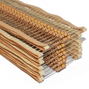 0.125W 0.25W 0.5W 1W Carbon Film Resistor 1Ω~10MΩ Fixed CFR Resistor