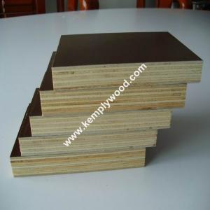 China One time hot pressed film faced plywood, Construction shuttering plywood, Marine shuttering board on sale