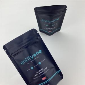 Custom Logo Printed Stand Up Pouch With Zipper Matt Finish Aluminum Foil Mylar