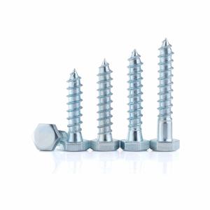 Grade 5 Steel 1035 Zinc Plated 1/4 Inch Partial Thread Screws