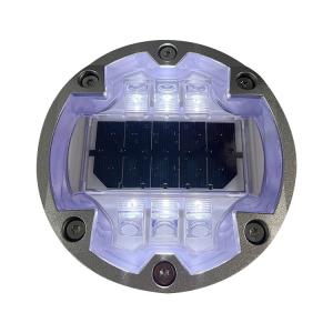 China Embedded Solar Underground Light IP68 Aluminum Casing 6 Screws LED Road Studs on sale
