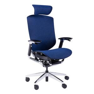 China Blue Mesh Smile Face Stable Base Class 4 Gas Lift Ergonomic Executive Chair on sale