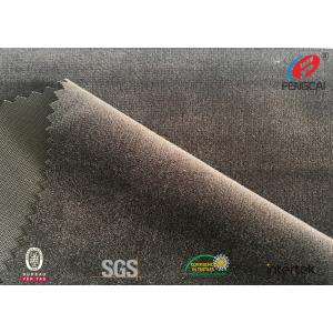 Brown Headboards Minky Plush Fabric Embossed ROHS / SGS Certificated