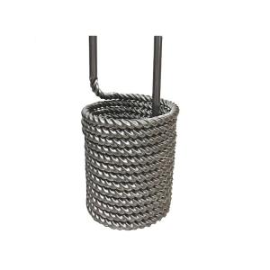 Lightweight Twisted Titanium Tube Coil , Durable Titanium Heat Exchanger Coil