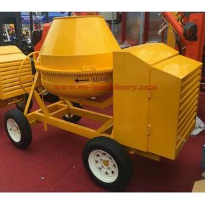 High Capacity 350L Diesel Engine Powered Concrete Mixer 4 Whees Beton Cement