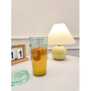 Renewable Push Plate Cup RPS Fresh And Light Lemonade Double-layer Fruit Tea Cup
