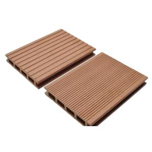 Solid Hollow WPC Composite Decking Skidproof Plastic Floors