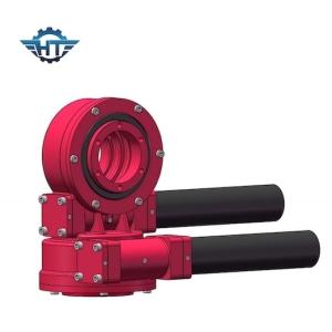 SDE17 Worm Gear Slew Drive With Gear Motor For Dual Axis Solar Tracking System