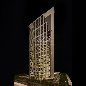 Cheap 1:125 Scale Architectural Scale Model with Acrylic ABS and Metal Materials for Realistic Miniature Building Display for sale