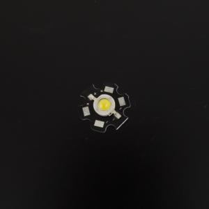 White Color 1w High Power LED , 140LM led 1w high power Bridgelux Chip