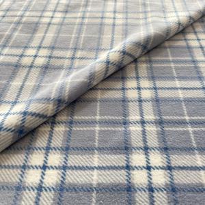 Polyester Classic Plaid Printed Super Soft Fabric For Shoes Clothes Pillowslip