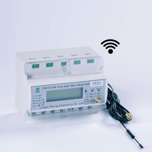 Three phase Din rail Multi Tariff Digital LCD Display Voltage Smart Wifi