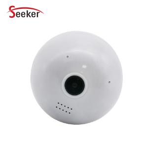 New Real HD VR Fisheye Panoramic Security Bulb LED Lamp Camera for Home Security
