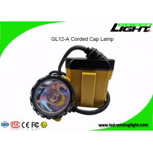 High Performance LED Miners Cap Lamp 25000lux Brightness 1200 Battery Cycles