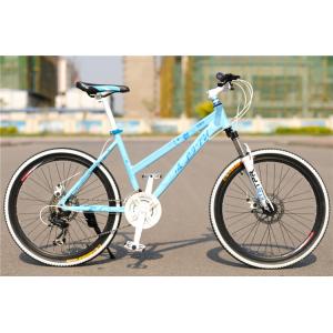 Cheap EN standard 36 spokes 24/26 inch alloy mountain bicycle MTB with Shimano 24 speed for lady for sale