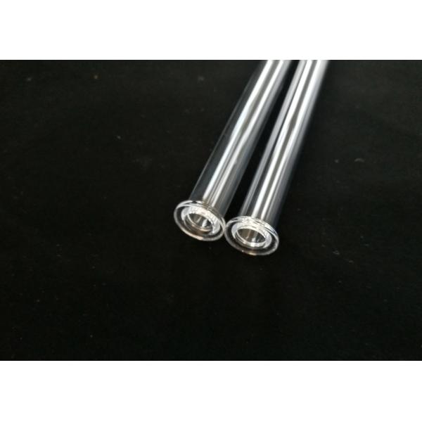 Excellent Chemical Performance Quartz Glass Reactor Tube With Flange OEM