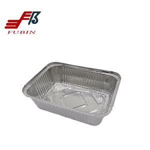 Cheap 2100ml Rectangular Foil Trays Takeaway Aluminium Foil Packaging Box for sale
