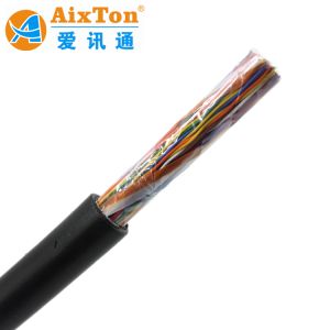 China Telco Cable Color Code HSYV Cat3 Multi Pair 50 100 200 Pairs Underground  on sale