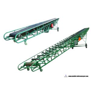Construction Industry Portable Belt Conveyor Systems With Smooth Belt Surface