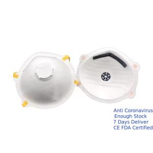 Eco Friendly Valved Dust Mask , Ffp2v Save Mask With Adjustable Nose Piece