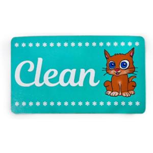 China Waterproof Clean Dirty Dishwasher Magnet Funny Sign For Home dish washing on sale