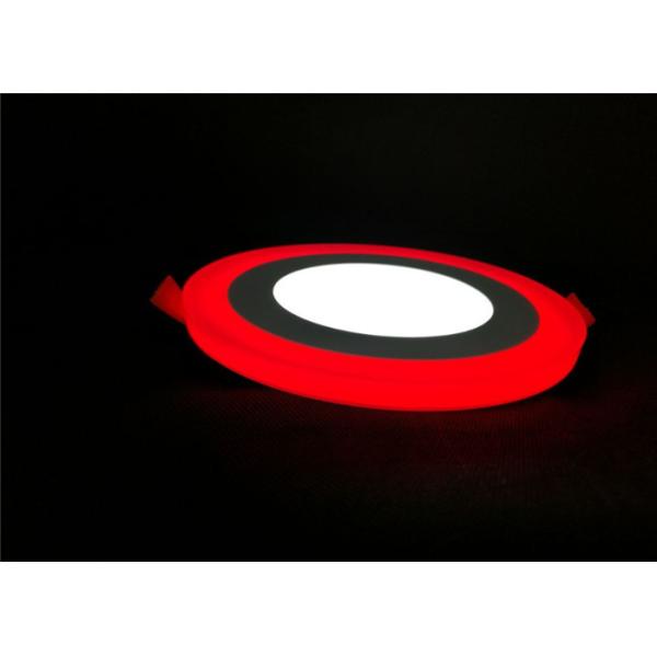 Commercial White Red Slim Led Flat Panel Ceiling Lights , 9W Recessed Led Panel
