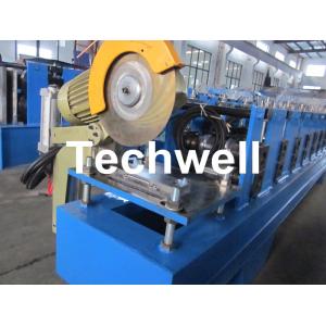 13 Forming Stations Roller Shutter Door Cold Roll Forming Machine With Manual Decoiler