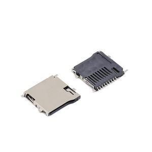 Cheap 9p T Flash Card Memory Card Connectors Push Type 10000 Cycles for sale