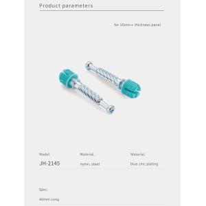 Blue Zinc Plated Cam Fitting Screw Adjustable Furniture Connecting Fitting For