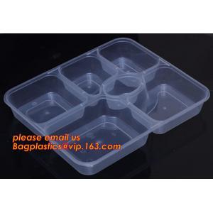 Restaurant Take Away Bento Boxes, Division Food Prep Disposable, Portion