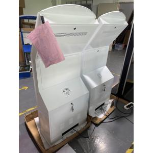 22inch Information Inquiry Touch Screen Kiosk With Braille Stainless Steel
