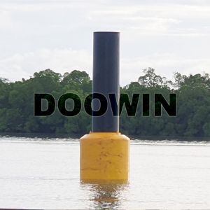 Yellow Monopile Donut Fender Low Reaction Floating Foam Fenders Marine