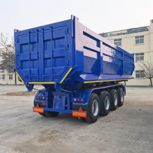 New 4-Axle 60T Steel Dump Semi-Trailer For 60 Ton Dump Trailers In Construction