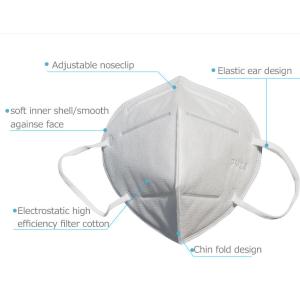 Daily Use Disposable Medical Face Mask High Efficiency Filter 5 Pcs / Bag