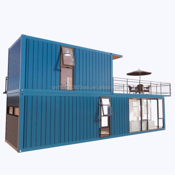 Hotel Prefab Modular Steel Container Homes Sentry Box Mobile Container House 20ft 40ft