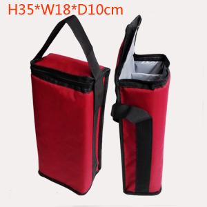 Dongguan factory supply insulated cooler box wine bottle box for two wines