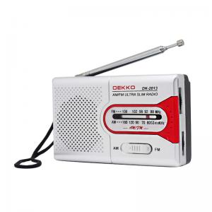 China Lightweight ABS Portable AM FM Radio With 3.5mm Headphone Jack on sale